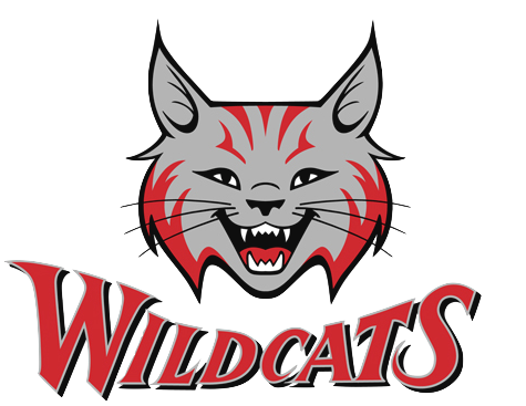 Wildcats with cat above word