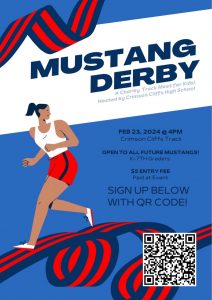 mustang derby k-7 track meet registration info