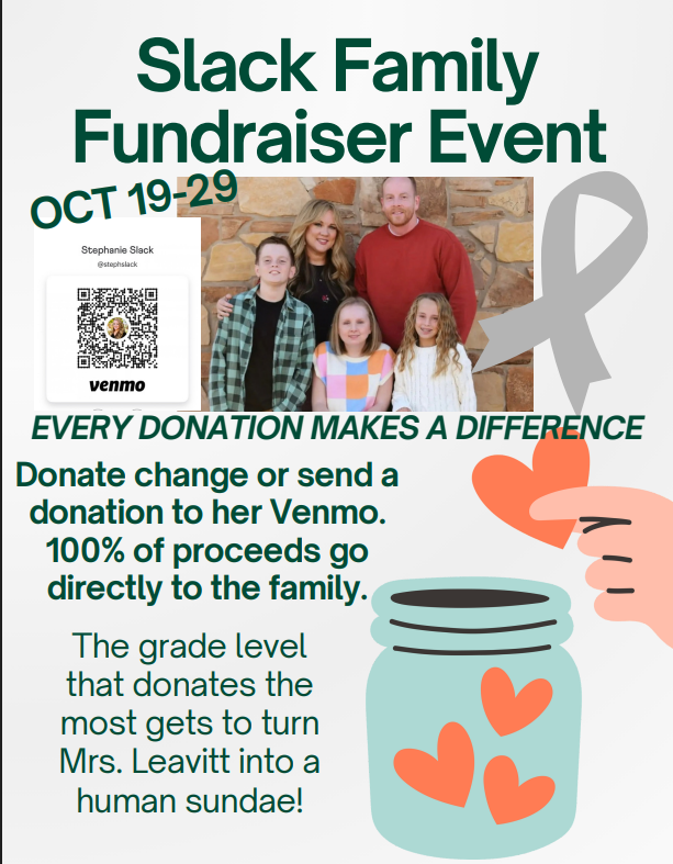 Fundraiser details for the Slack family